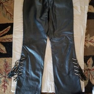 Leather pants